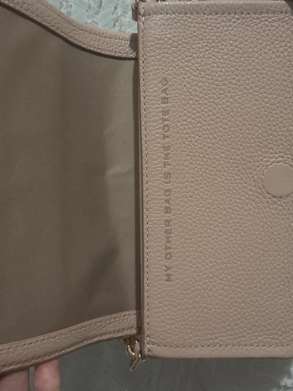 Marc Jacobs The Mini Bag Crossbody in Blush Pink